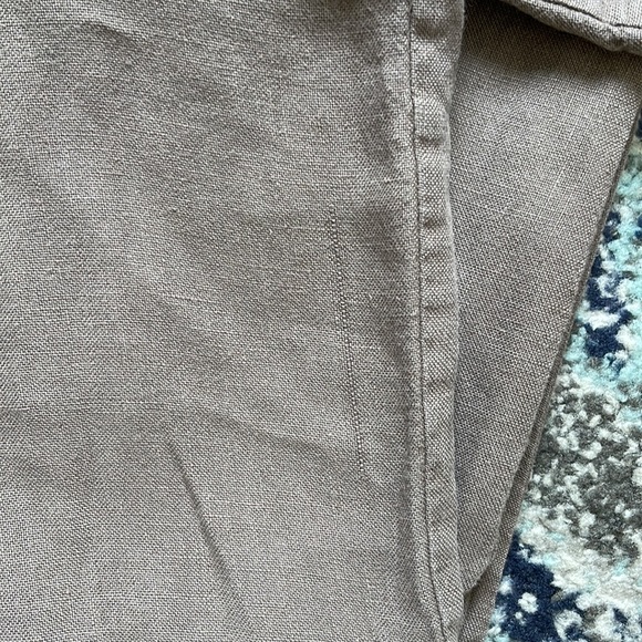 Eileen Fisher Womens Linen Ankle Pants Side Zip Size Petite L - Picture 12 of 13